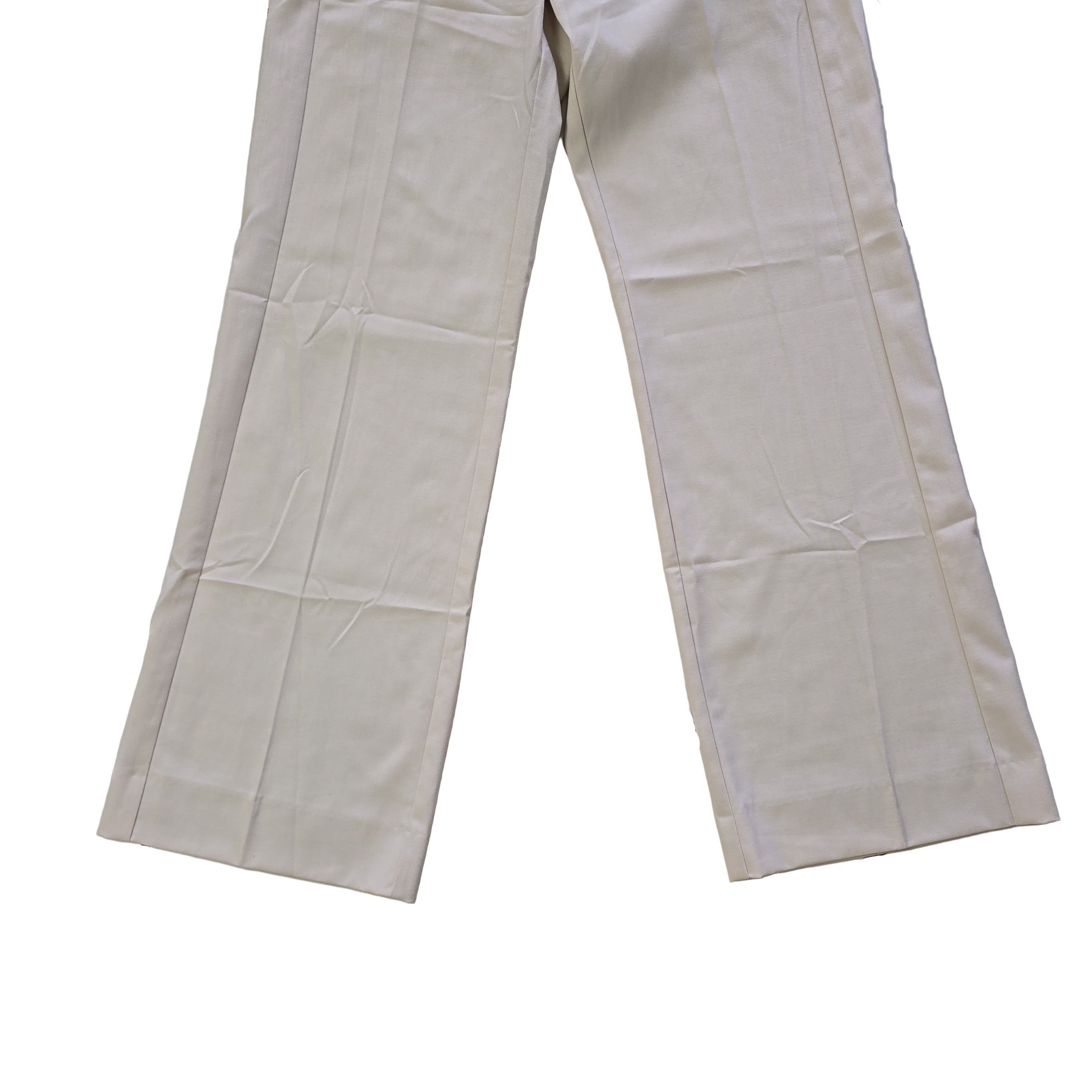 Beige pants on a light background