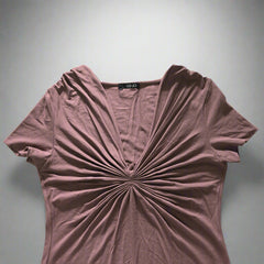 LIU•JO Plum-Purple Gathered Dress (IT 46)