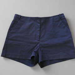 Glassons Classic Navy Bermuda Shorts - Size: AU 14