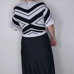 Karen Millen Black and White Top - Size: M