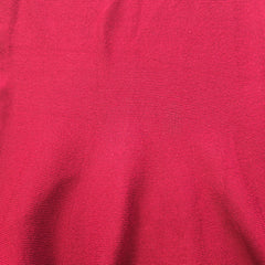 Close-up of red fabric with visible texture