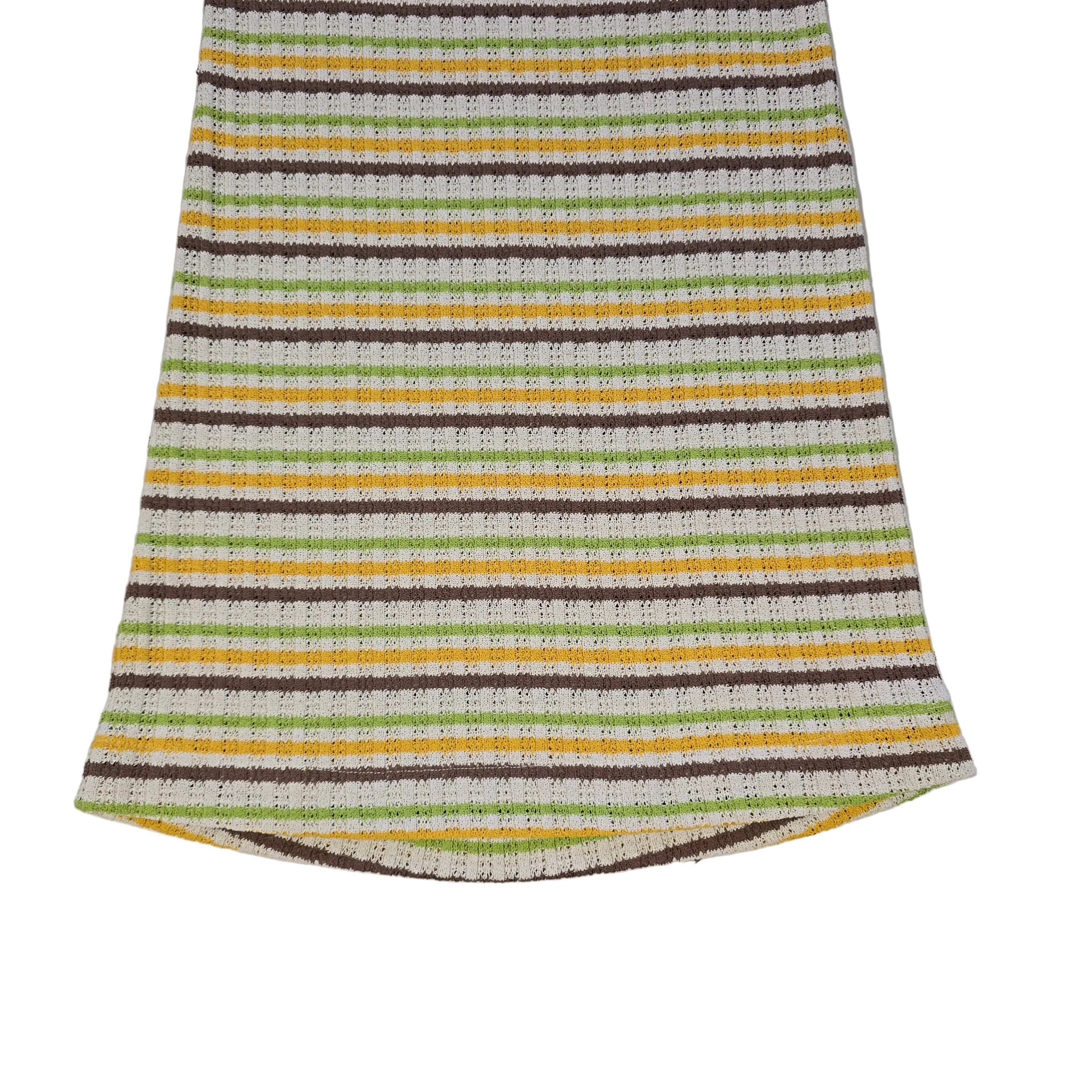 Striped maxi skirt on a light background