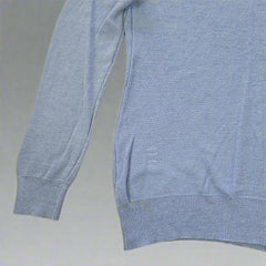 Blue fabric on a beige surface