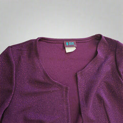 Staxs Purple Maxi Dress with Bolero Jacket Set - Size: Dress AU 10 / Bolero AU 12