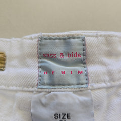 Sass & Bide White Retro Jeans – Size 31