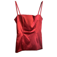 Dolce & Gabbana, Rich Red Top with Leopard Lining