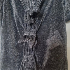 Christian Dior Silver Evening Top - Size: FR 38 (AU 10)