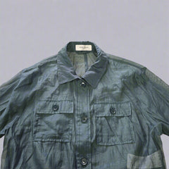 Gerry Weber Green Button Up Shirt - Size: AU 14