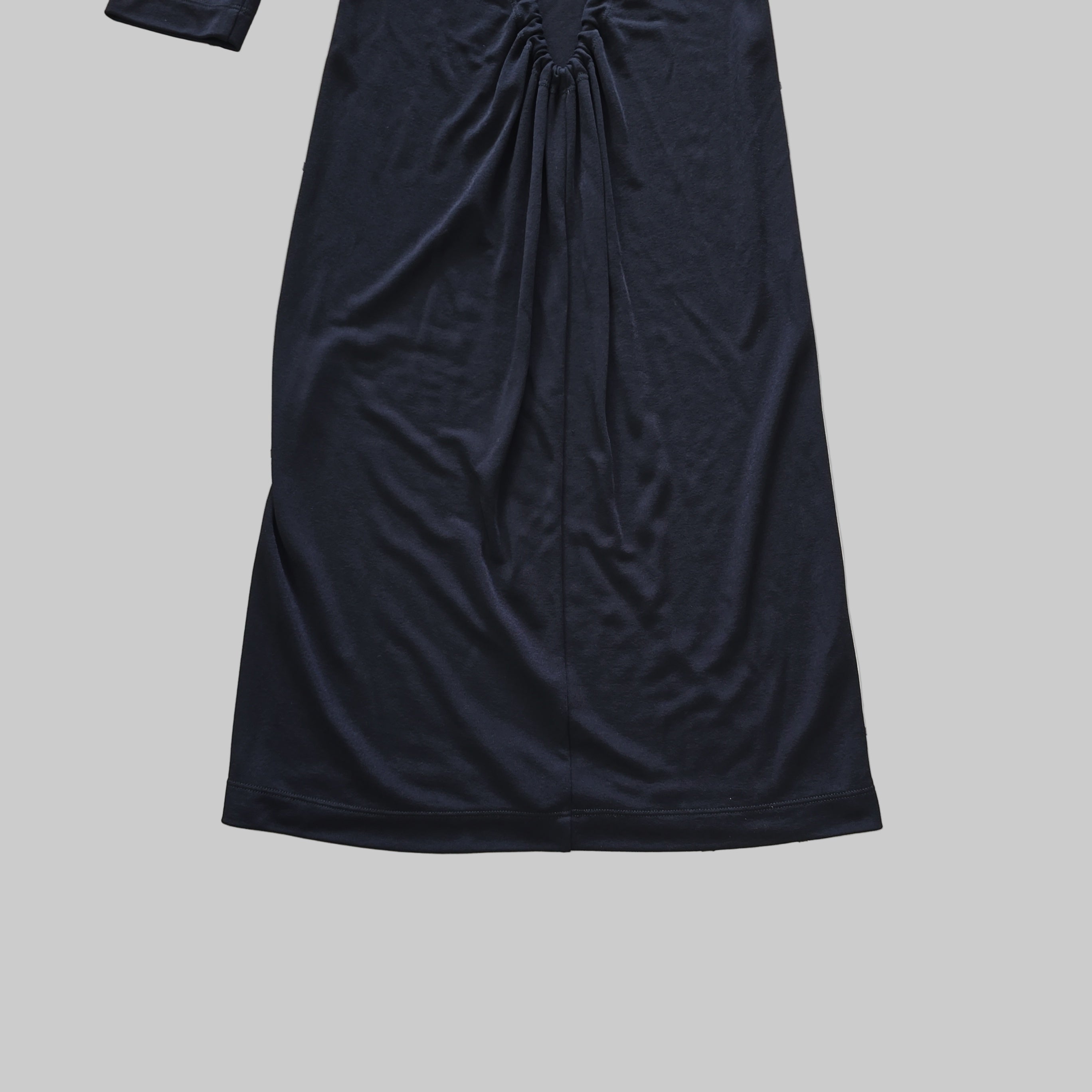 Black dress on a light background