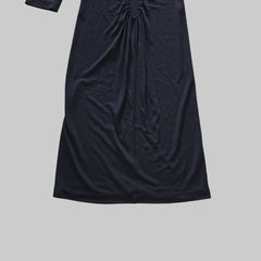 Black dress on a light background