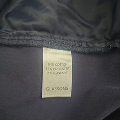 Glassons Classic Navy Bermuda Shorts - Size: AU 14