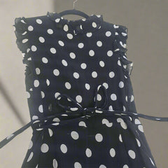 RIXO "Minni" Silk Polka Dot Dress - Size: M