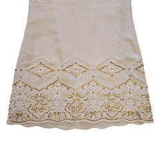 Beige dress on a light background