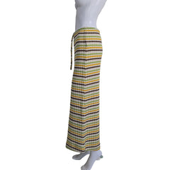 Striped maxi skirt on a light background