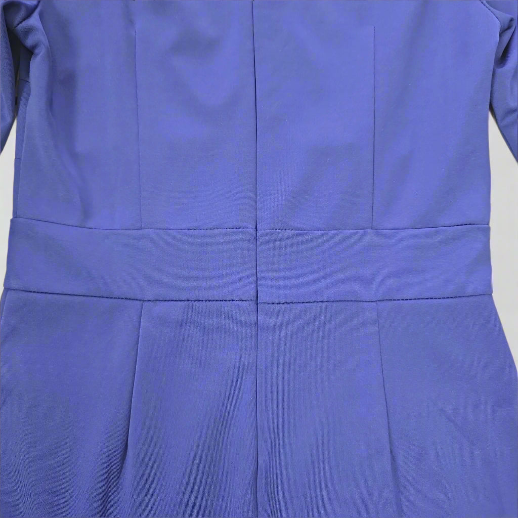 Close-up of a blue fabric texture