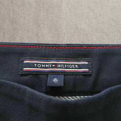 Tommy Hilfiger Cropped Straight Navy Pants - Size: AU 8