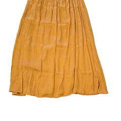 Yellow dress on a light background