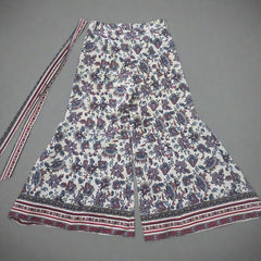 Gracia Wide-Leg Printed Pants – Size L