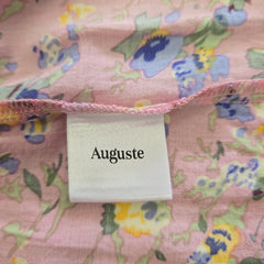 Floral fabric with a 'Auguste' label