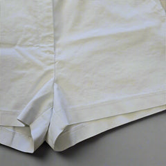Glassons Classic White Bermuda Shorts - Size: AU 12