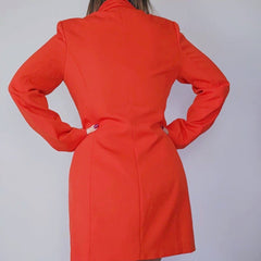 Mossman Orange Call My Name Blazer Dress