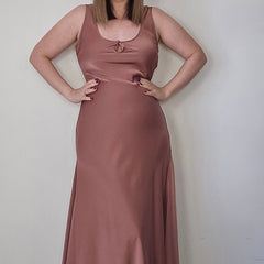 Charlotte Maxi Dress (Dusty Rose)