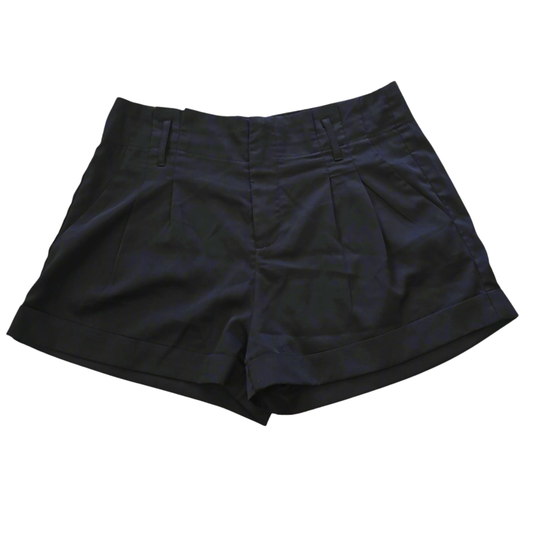 Sweetaeacia Black Pleated Tailored Shorts – Effortless Everyday Staple (AU 12) 2736