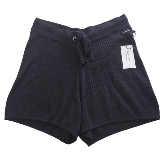 Calvin Klein Black Knit Shorts – NWT – Size AU 10 / International M 2736