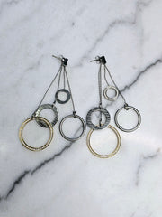 DKNY Drop Hoop Earrings