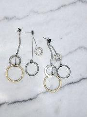 DKNY Drop Hoop Earrings