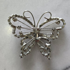 Unsigned Butterfly Brooch