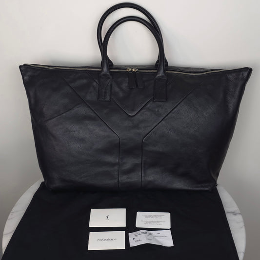 YSL Yves Saint Laurent Black Oversized Tote Bag 3768