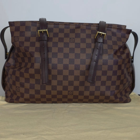 Authentic Louis Vuitton Damier Checked Chelsea Tote 3760