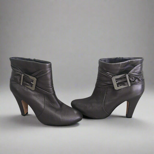 Diana Ferrari Signature Collect Gun Metal Grey Boots 1024