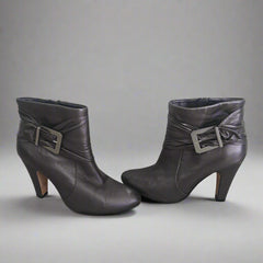 Diana Ferrari Signature Collect Gun Metal Grey Boots