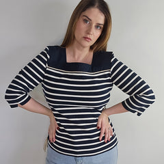 Vintage Mat de Misaine Nautical Striped Top