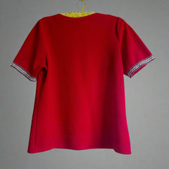 Tukky Red Boho Style Shirt