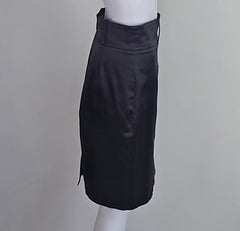 Review Black Satin Skirt