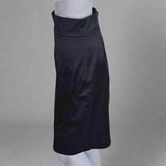 Review Black Satin Skirt