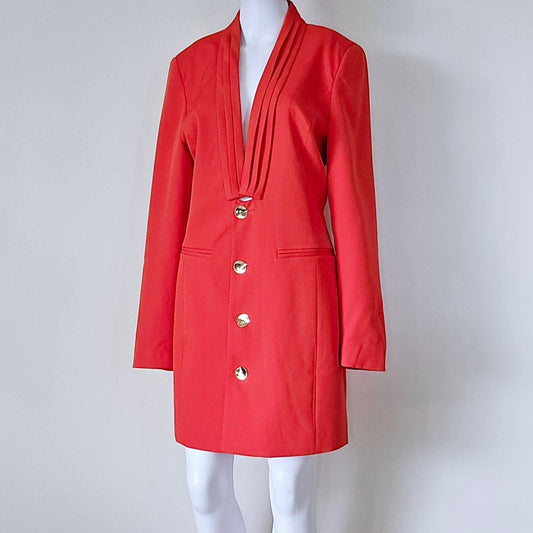 Mossman Orange Call My Name Blazer Dress 1564