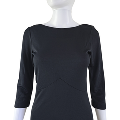 Moschino Cheap & Chic Black Cut-Out Back Midi Dress – AU 10
