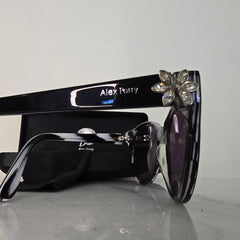 Alex Perry Black Sunglasses