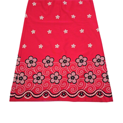Vintage Pink Flower Power Maxi Skirt – Retro 70s Statement Piece