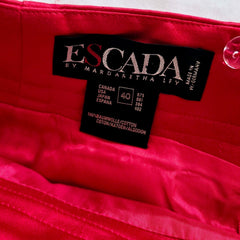 ESCADA By Margatha LFY Red Skirt