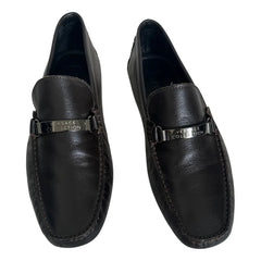 Mens Versace Leather Loafers