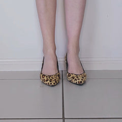 Marc Fisher Leopard Print Pointed Pumps