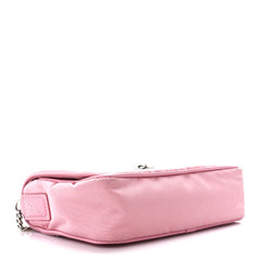 ALEXANDER MCQUEEN Nylon Skull Camera Crossbody Bag Pink