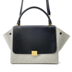 Celine Trapeze Wool Handbag