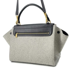 Celine Trapeze Wool Handbag