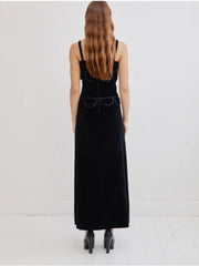 Jacqueline Lechat Vintage 70's Velvet Maxi Dress